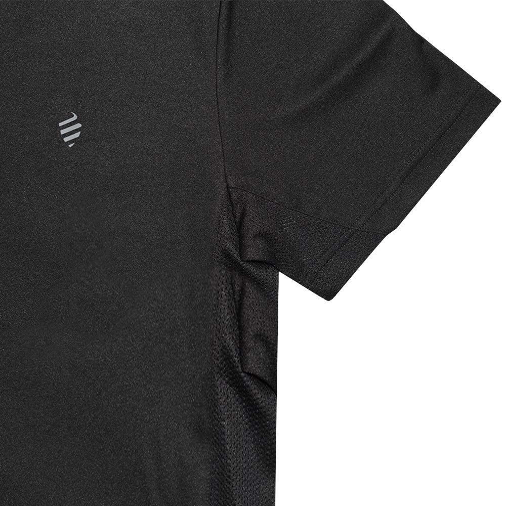 Barber Strong The Barber Tech Tee, Mens Black, Hair Repellent, Ultra Lightweight T-Shirt with Breathable Vented Side Panels, Mo